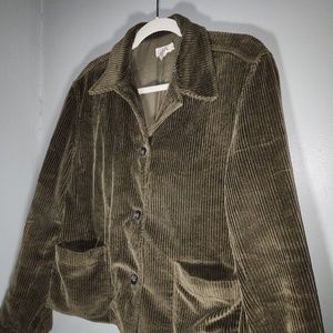 J. Crew Corduroy Blazer Jacket Long Sleeve 3 button Women's Size 8